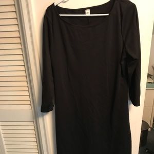 L tall ponte knit dress